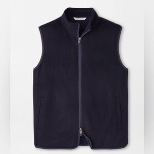 NWT Peter Millar Crown Flex Merino Vest- Navy- Large